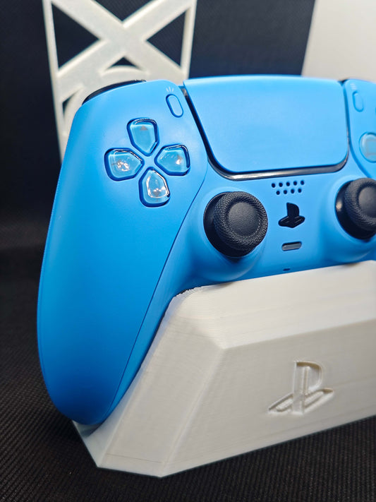 PS5 Controller – Babyblau, neue Hülle, neue Faceplate, Hall Effect Sticks